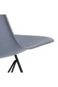 Krzesło P016 PP Black dark grey - d2design